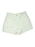Zara Solid Green Shorts Size 12 - photo 1