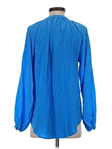 Yumi Kim Long Sleeve Silk Top (view 2)
