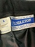 Pendleton 100% Virgin Wool Solid Black Wool Skirt Size 6 - photo 4