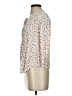 Maeve 100% Rayon Polka Dots Ivory 3/4 Sleeve Blouse Size XS - photo 5