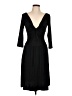 Lolly Solid Black Cocktail Dress Size L - photo 1