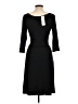 Lolly Solid Black Cocktail Dress Size L - photo 2