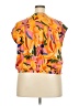 DR2 Tropical Orange Short Sleeve Blouse Size XXL - photo 2