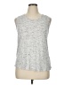 Apana Silver Sleeveless T-Shirt Size XL - photo 1
