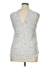 Apana Silver Sleeveless T-Shirt Size XL - photo 2