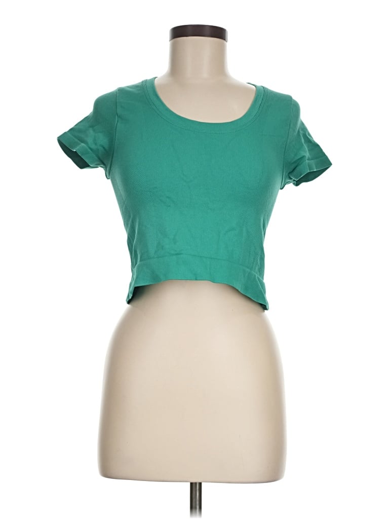 Pre-owned All In Motion Short Sleeve T-shirt In Green