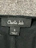 Charlie Jade 100% Silk Solid Black Romper Size S - photo 3