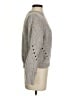 Point Sur Tweed Gray Turtleneck Sweater Size XXS - photo 4