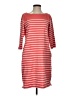 L.L.Bean Stripes Red Casual Dress Size S - photo 1