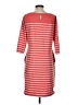 L.L.Bean Stripes Red Casual Dress Size S - photo 2