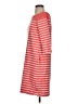 L.L.Bean Stripes Red Casual Dress Size S - photo 5