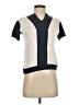 Assorted Brands Color Block Ivory Short Sleeve Top Size EU 36 / US 6 - photo 1