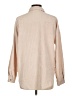 MIHOLL Solid Tan Long Sleeve Blouse Size L - photo 2