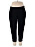 Ruby Rd. Solid Black Orange Active Pants Size L - photo 1