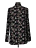 Attention 100% Polyester Black Long Sleeve Blouse Size M - photo 2