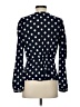 J.Crew Polka Dots Blue Long Sleeve Blouse Size 2 - photo 2