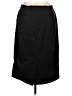BCBG 100% Cotton Solid Black Formal Skirt Size 12 - photo 2