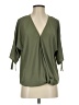 MICHAEL Michael Kors Green 3/4 Sleeve Blouse Size S - photo 1