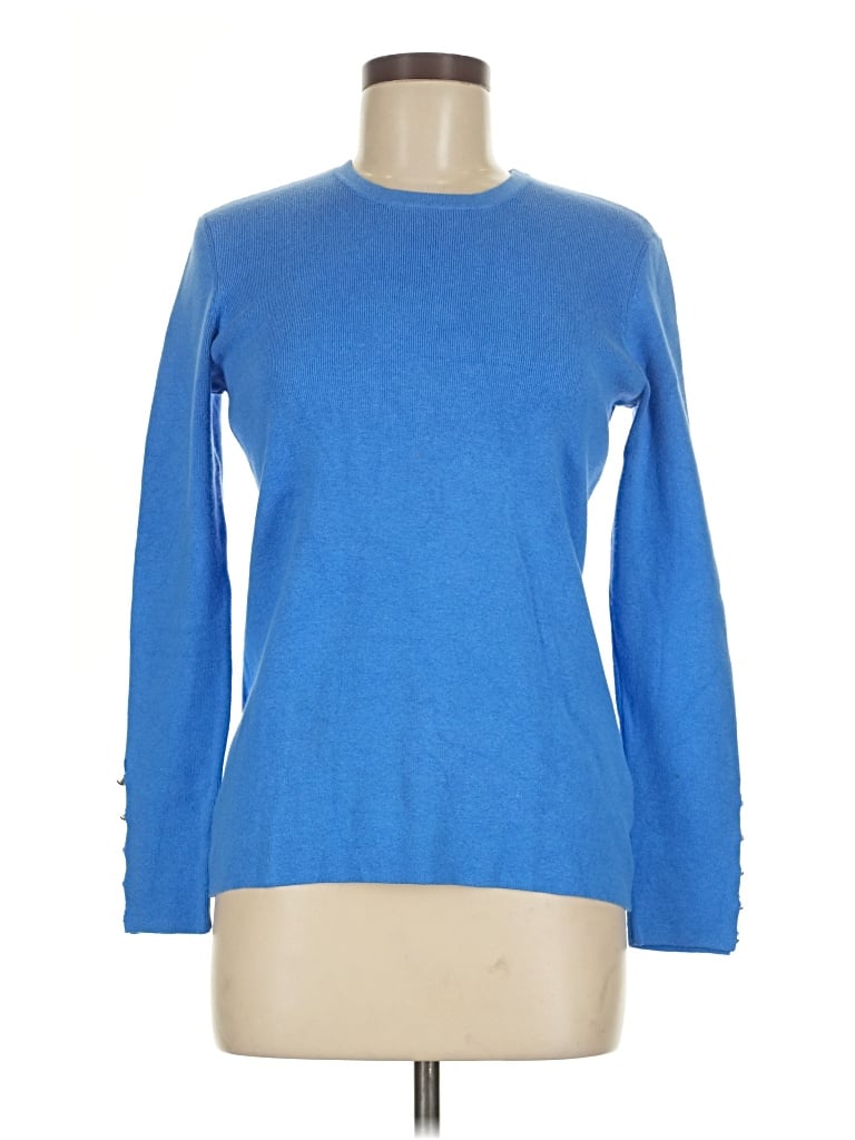 Pre-owned J. Mclaughlin Pullover Sweater In Blue