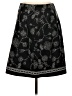 Ann Taylor LOFT Paisley Black Casual Skirt Size 6 - photo 2
