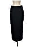 Zara 100% Polyester Solid Black Blue Formal Skirt Size M - photo 1