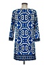 Laundry by Design Graphic Blue Casual Dress Size 8 - photo 2