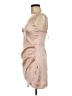 Zara Metallic Tan Cocktail Dress Size M - photo 5