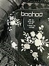 Boohoo 100% Polyester Black Kimono Size 8 - photo 7