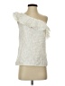 Cynthia Steffe Ivory Sleeveless Blouse Size 4 - photo 1