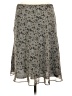 Compagnie Internationale Express 100% Polyester Paisley Gray Casual Skirt Size L - photo 2