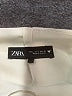 Zara 100% Polyester Ivory Formal Skirt Size L - photo 3