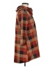 PURE essence Plaid Brown Poncho Size M - photo 4