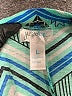 Just Be... Chevron-herringbone Teal Casual Skirt Size L - photo 4