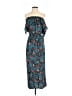 Illa Illa 100% Rayon Teal Jumpsuit Size S - photo 1