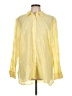 Talbots 100% Cotton Yellow Long Sleeve Button-Down Shirt Size 10 - photo 1