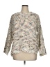 Cable & Gauge 100% Polyester Tweed White Pullover Sweater Size 1X - photo 1
