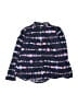 OshKosh B'gosh Print Blue Long Sleeve Button-Down Shirt Size 7 - photo 1
