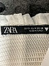 Zara 100% Polyester Silver Sleeveless Top Size S - photo 4