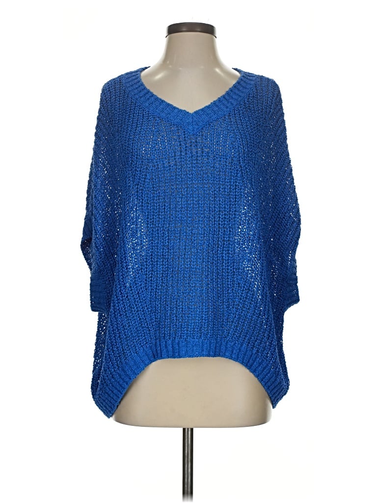 Pre-owned Tommy Bahama Poncho In Blue