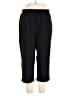 Assorted Brands 100% Polyester Solid Black Track Pants Size XL - photo 1