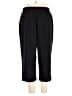 Assorted Brands 100% Polyester Solid Black Track Pants Size XL - photo 2