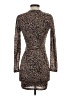 Superdown Animal Print Brown Cocktail Dress Size XS - photo 2