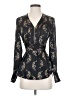 Sandro 100% Polyester Black Long Sleeve Blouse Size Sm (1) - photo 1