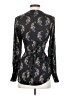 Sandro 100% Polyester Black Long Sleeve Blouse Size Sm (1) - photo 2