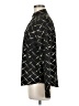 Shein Metallic Black Long Sleeve Blouse Size 6 - photo 5