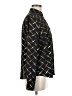 Shein Metallic Black Long Sleeve Blouse Size 6 - photo 4