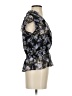 Great Jones Black Short Sleeve Blouse Size XS - photo 4