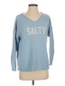 Top It Off Blue Pullover Sweater Size S - photo 1