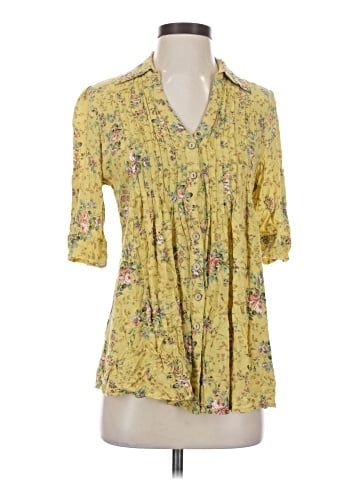 Blue Bird 3/4 Sleeve Blouse (view 1)