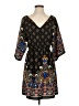 Charming Charlie 100% Polyester Paisley Black Casual Dress Size S - photo 1